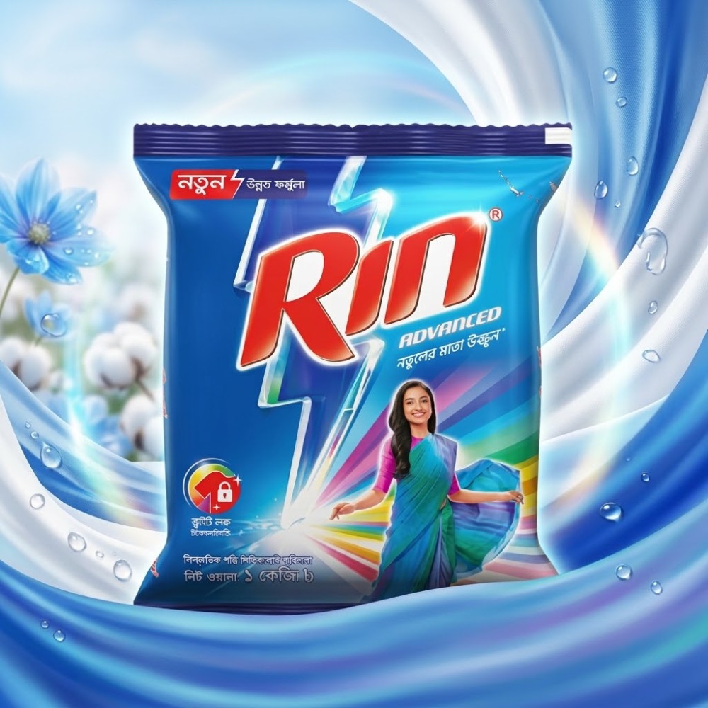 Rin Advanced Detergent Powder 1 kg